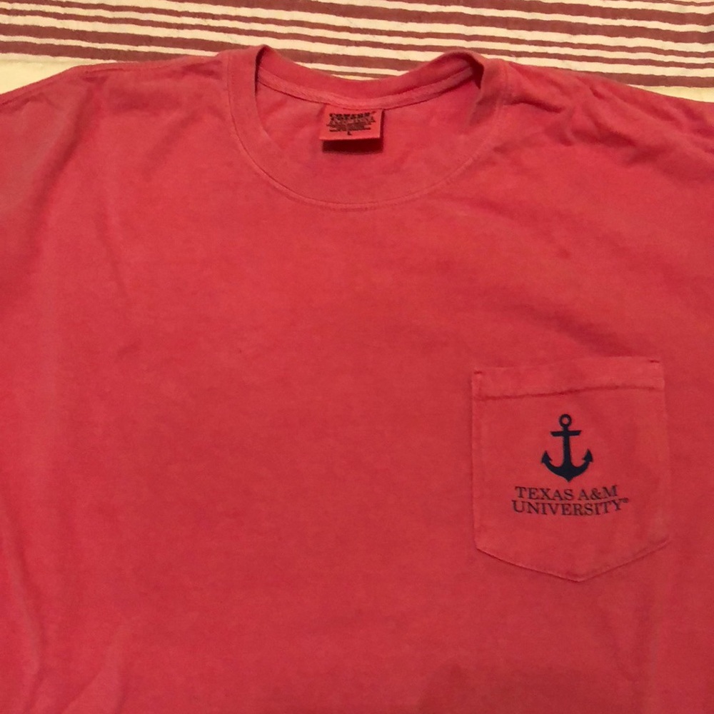 Texas A&M comfort colors tee